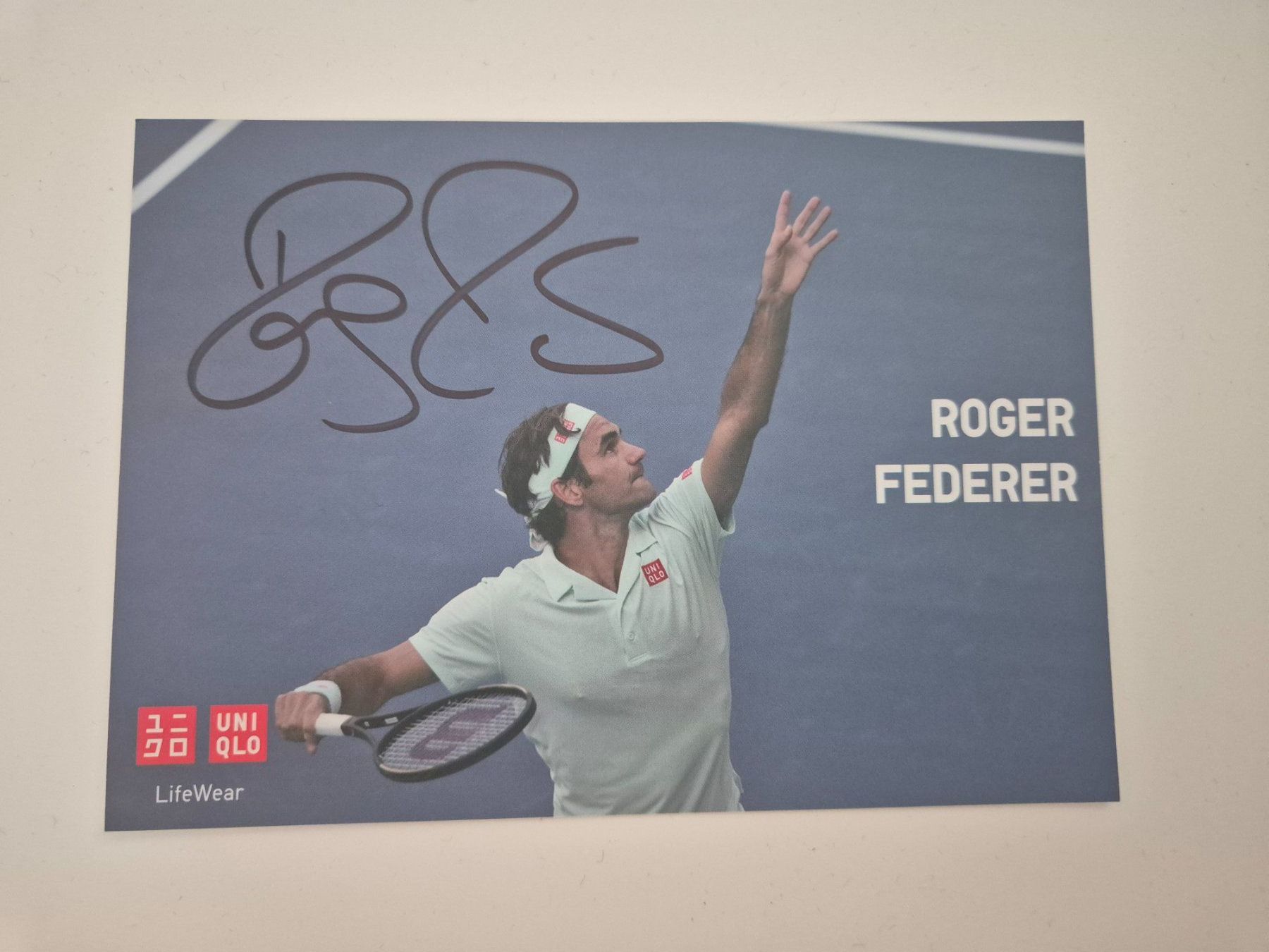 Autogramme: Autogrammkarte Roger Federer Originalunterschrift – Neu (gemäss Beschreibung) aus Eglisau von nicij79