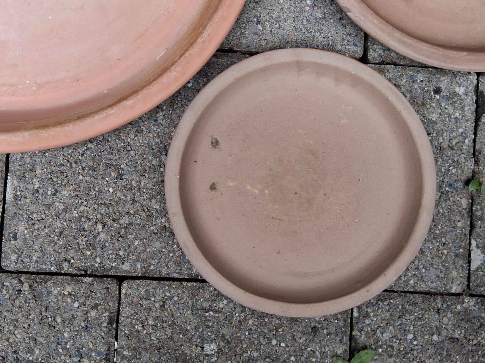 Sottobicchieri: 4 Untersetzer Terrakotta verschiedene Grössen. – Nuovo (secondo la descrizione) da Aarburg venduto da brujil 7