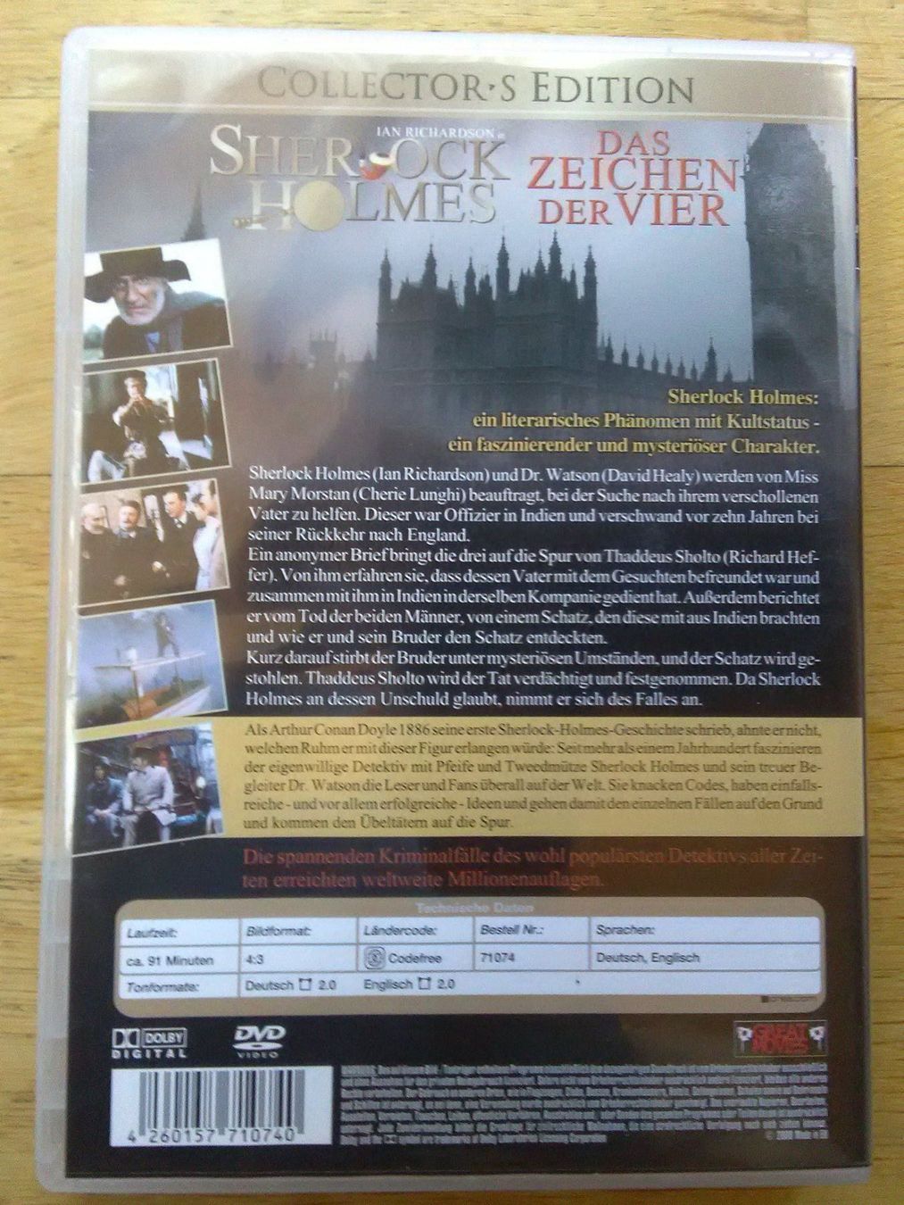 Tutti i DVDs: Sherlock Holmes - Das Zeichen der Vier – Usato da St. Gallen venduto da elk2020 5