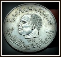TUNESIEN 1/2 DINAR 1976 *RAR*