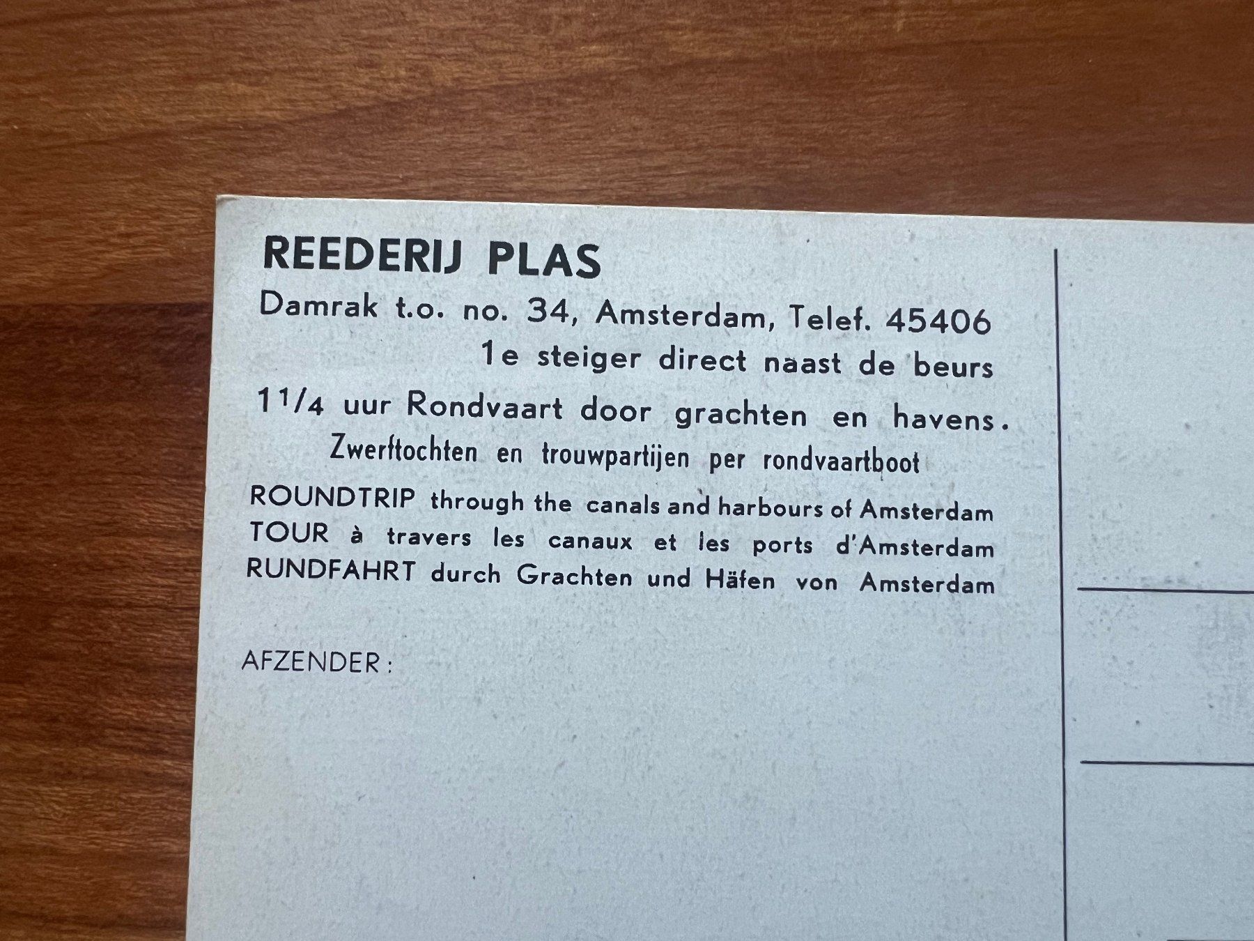 Cartoline postali: AK  ca 1950 Amsterdam      (G1775) – Nuovo (secondo la descrizione) da Hinwil venduto da Sidi4 1
