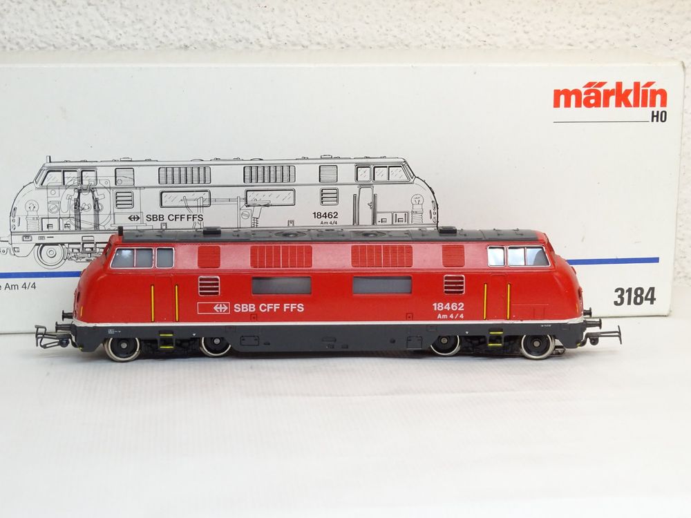 Märklin 3184 Diesellok Am4/4, ESU Digital, LED, H0,WS/AC,OVP (Gebraucht ...