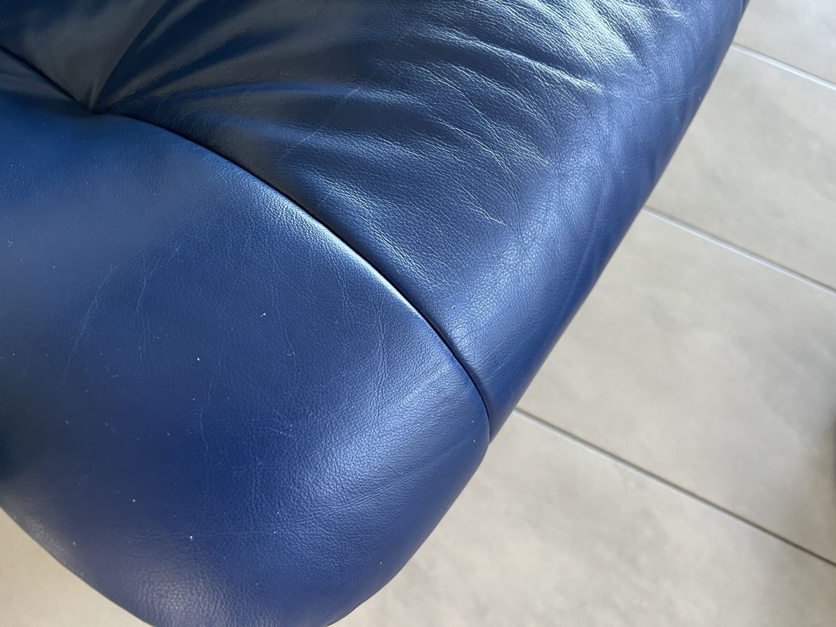 Stressless Sessel: Stressless Sessel mit Hocker Leder dunkelblau gebraucht – Gebraucht aus Lanzenhäusern von vic63 3