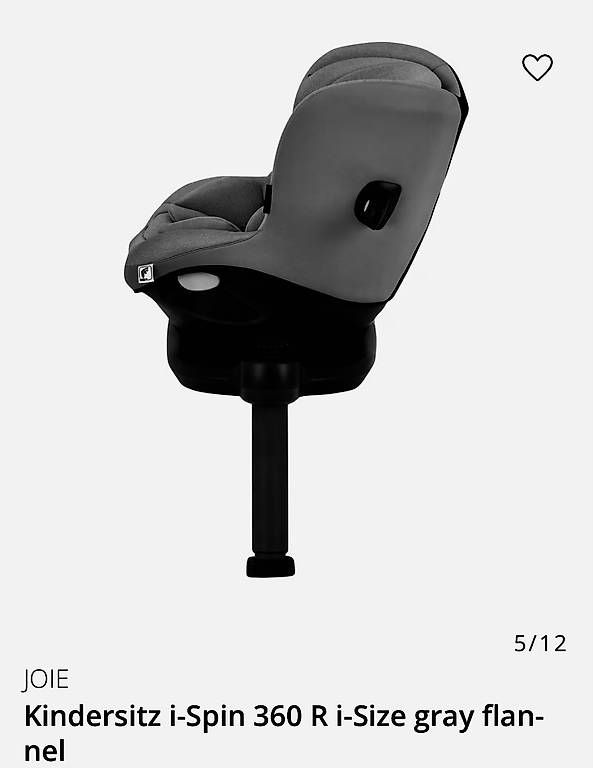 Seggiolini per auto: Seggiolone auto Joie 360 spin – Usato da Tenero venduto da chi_7y8t 3