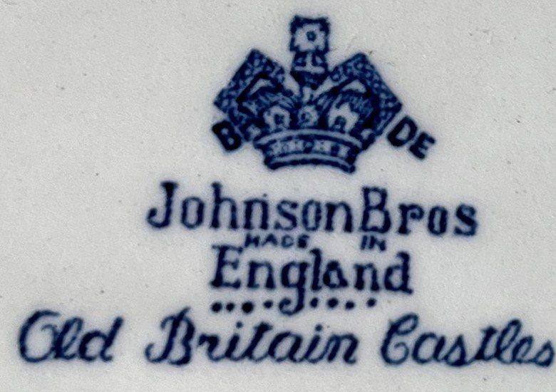 Johnson Brothers Piatti di portata: JohnsonBros Servierplatte Old Britain Castles blue oval – Nuovo (secondo la descrizione) da Arlesheim venduto da Pyramide88 2
