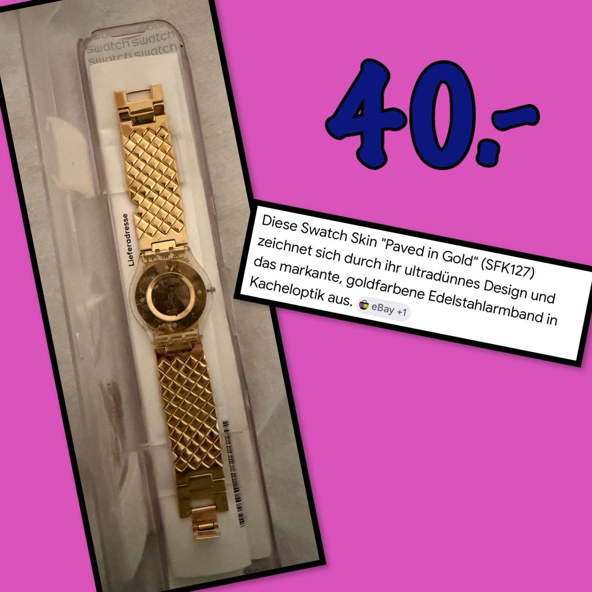 Swatch Uhren: Swatch Skin  – Gebraucht aus Thun von Dana5