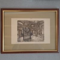 Robert Santerne1903-83 /Lithographie L'Hôtel de Lauzun Paris