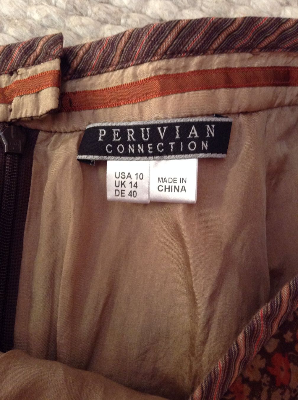 Röcke: PERUVIAN CONNECTION Rock Designer Gr. 40 – Gebraucht aus Matten b. Interl von Sommerbrise12 1