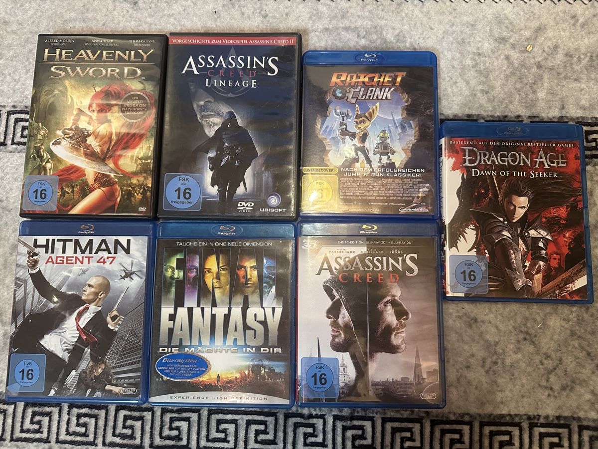 Tutti i DVDs: Filme Gamebasierend, 7 Stk. – Usato da Othmarsingen venduto da Crallthene98
