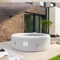 17070 - Outdoor Whirlpool SPASUN Aufblasbar Pool Grau 6Per.