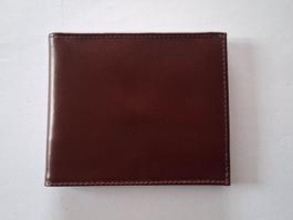 Vintage Herren Portemonnaie echt Leder brodeaux
