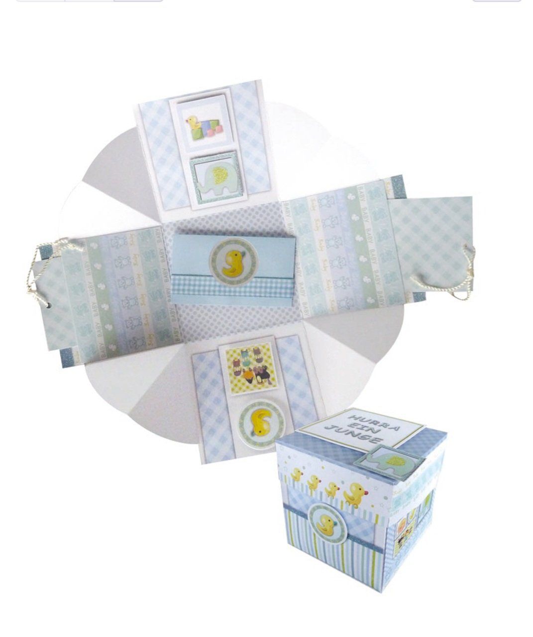 Kit bricolage: Geschenkboxen Explosionsbox Geldgeschenke DIY 24er Set – Nuovo e nell'imballaggio originale da Wasen im Emmental venduto da Sandra189 5