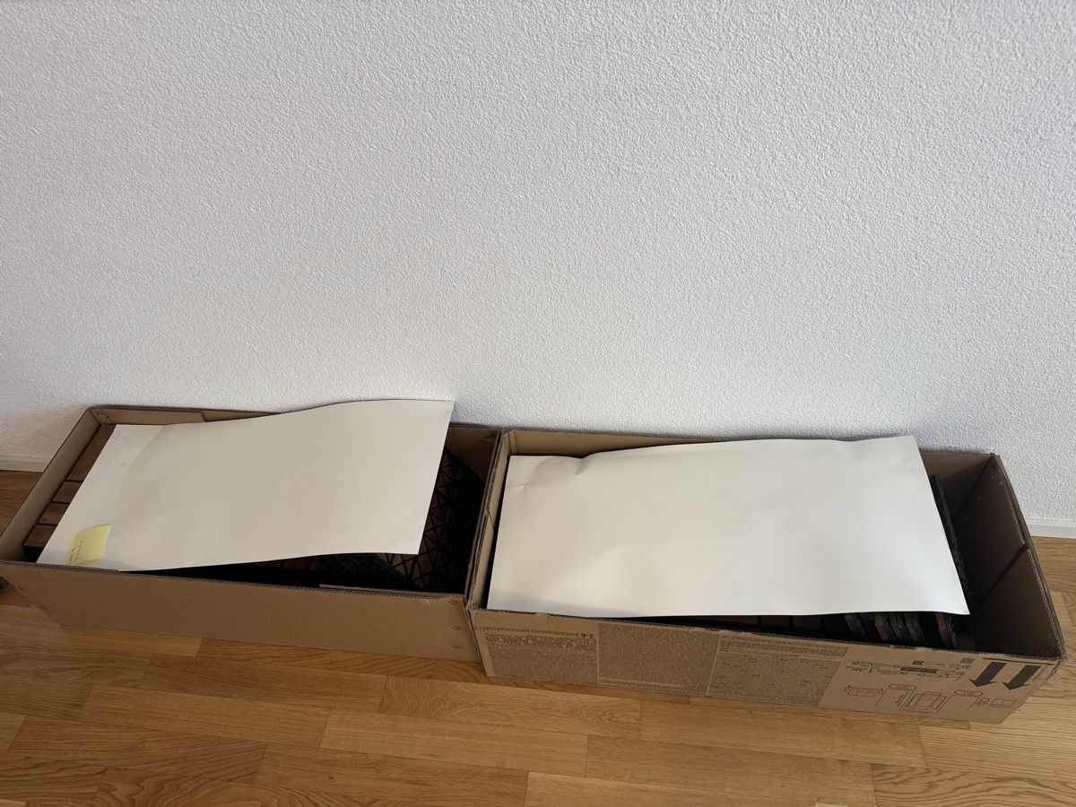 Ikea Rivestimenti per pavimenti: Runnen IKEA Wooden Decking Tiles Set Used Condition – Usato da Basel venduto da RichQ 1
