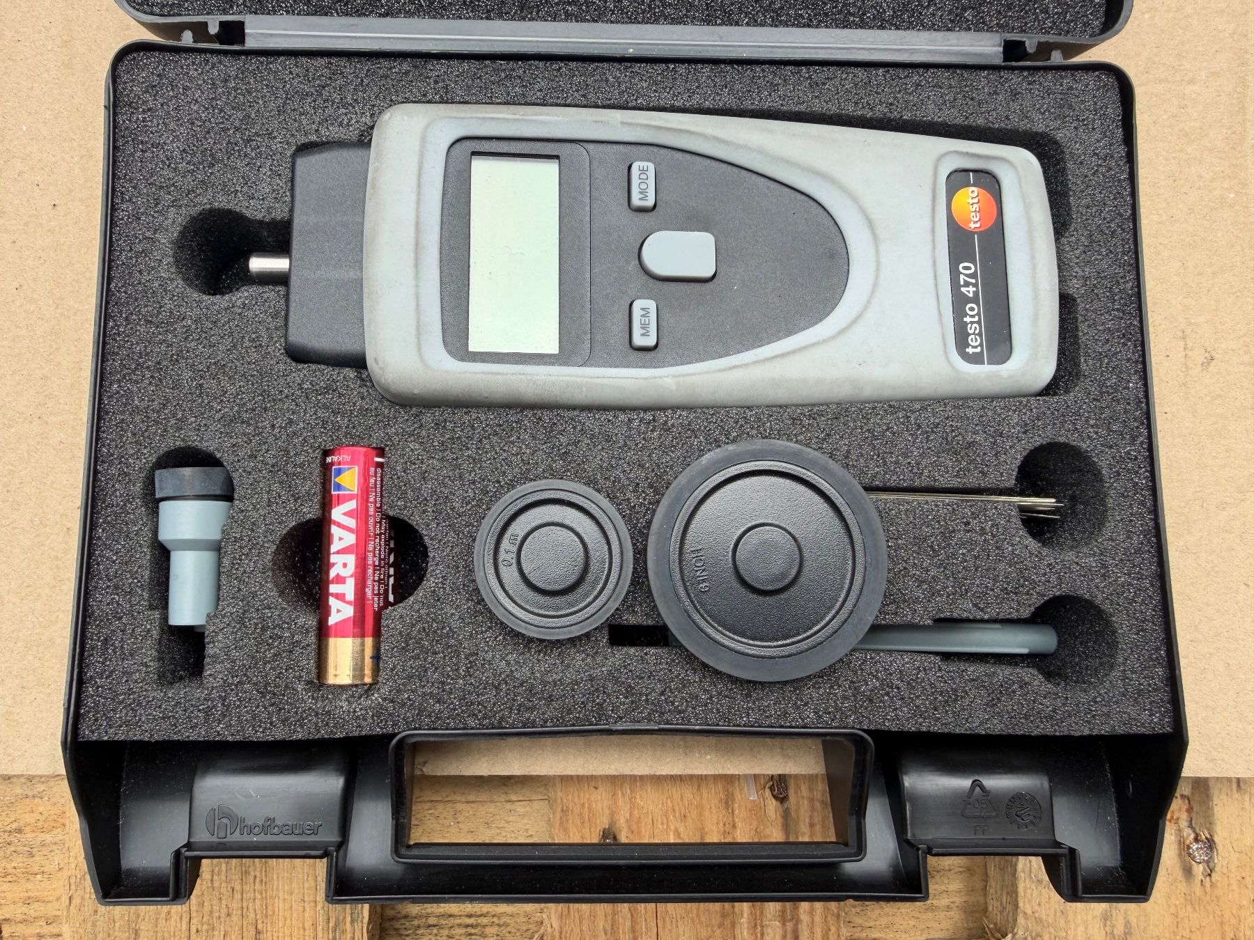 Messen: Testo digitales Handtachometer – Gebraucht aus Necker von liq24
