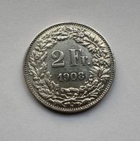 1908 2 Franken vz *RAR*