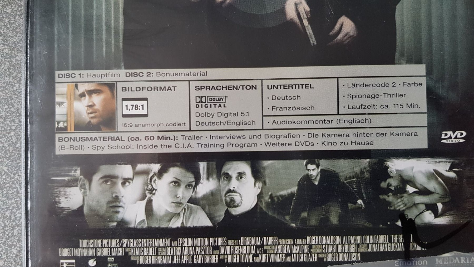Tutti i DVDs: DVD The Recruit / Al Pacino – Usato da Oetwil am See venduto da fineli2 1