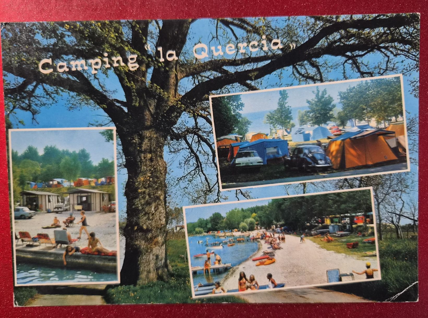 Cartes postales: Camping la Quercia Lazise Lago di Garda ca 1960 – D'occasion à Melchnau par Arthurius