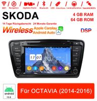 8 Zoll Android 12.0 Autoradio 4GB+64GB Für SKODA OCTAVIA