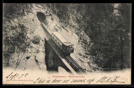 Pilatusbahn auf der Wolfortsbrücke, Ber