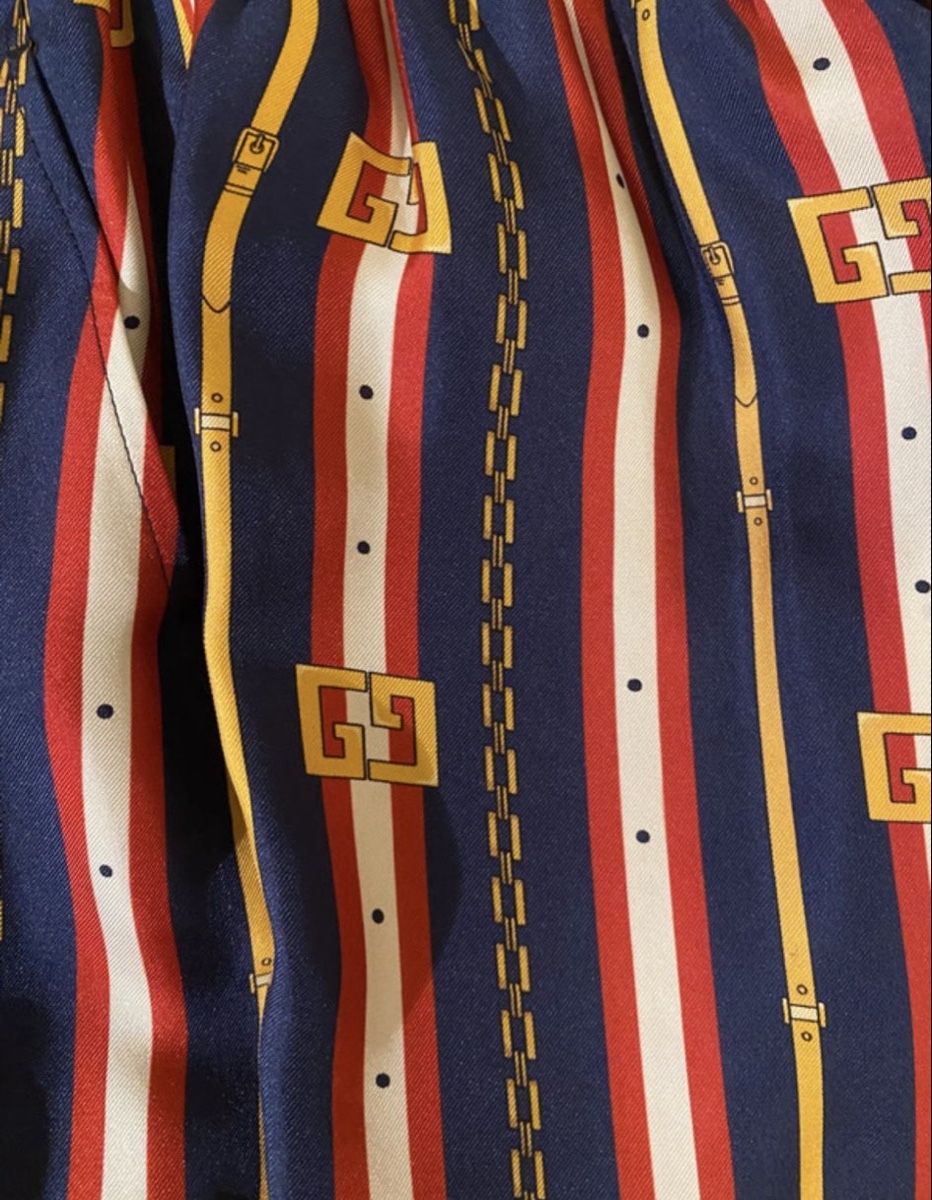 Gucci Pantalons: Authentic Gucci Striped Silk Trousers GG – Neuf (Voir description) à Zürich par sel_tvq7 2