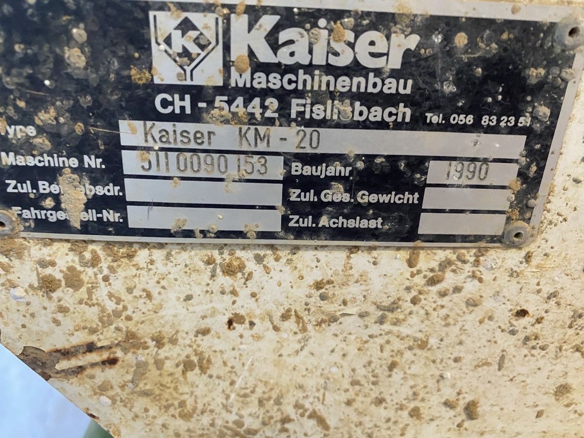 Tutte le macchine: Kaiser KM-20 Durchlamischer  – Usato da Birrwil venduto da Bendegriz 5