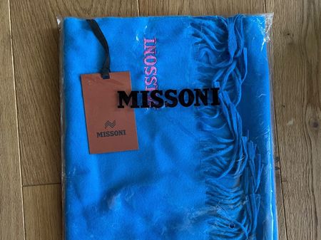 Neu Schal von Missoni 100% Original NP- 190 Fr