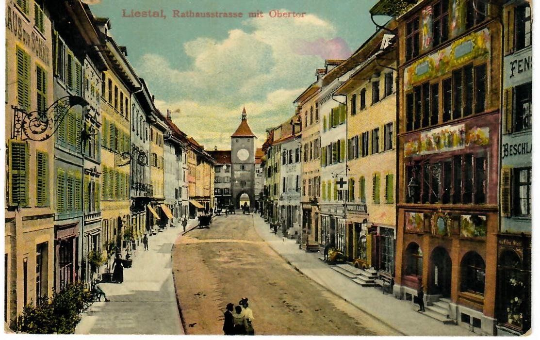 Ansichtskarten: Liestal   1910 – Gebraucht aus Hochdorf von Ziegel-16