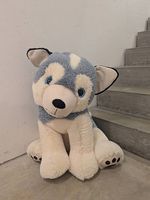 Glubschi-Style: Riesiger Kuschel-Husky für Kinder