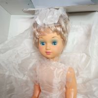 1970's Deko-Puppe mit Schlafaugen Modepuppe 74cm m. i. italy
