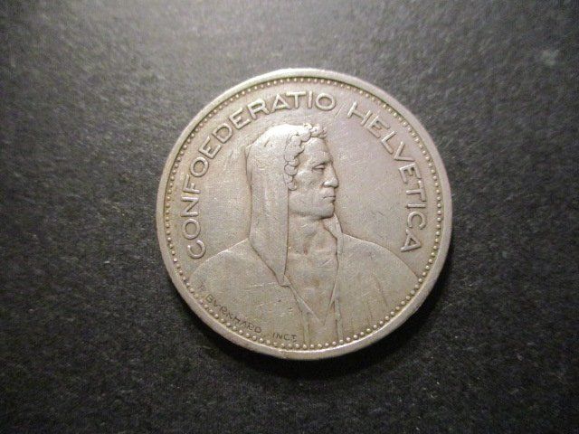 Tutti le monete: 1931  5.- Fr Superbe pièce  Superbe qualité – Usato da Lovens venduto da Jelmi 1