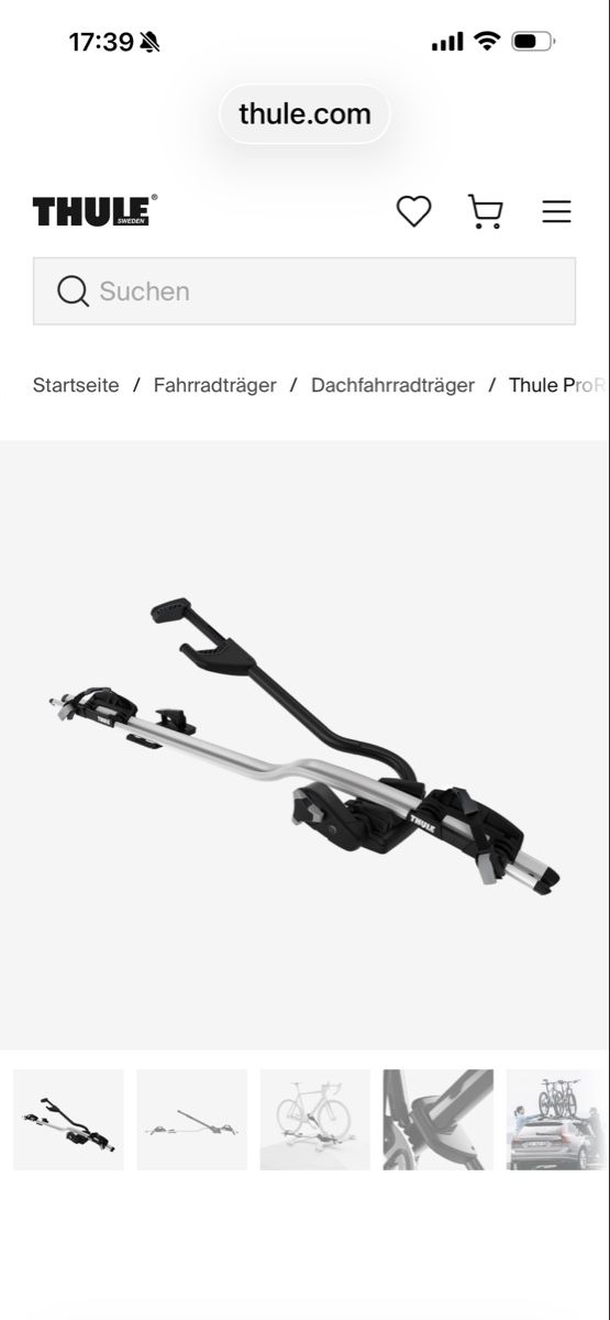 Thule Barres de toit: Thule ProRide Dachfahradträger – Neuf (Voir description) à Glattfelden par Staimirker