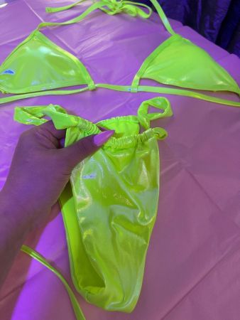 Neongelber Bikini Grösse S ✨ Sommer Trend ✨