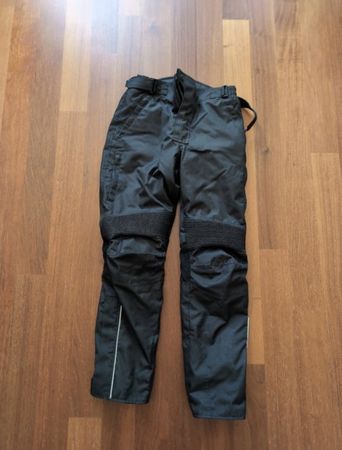 Motorradhose Damen Vengo Grösse L schwarze Textilhose 