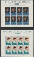 Blocs timbres Liechtenstein 1975 et 1978 et 1982