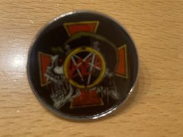 Slayer Pin Anstecker Rock Punk Metal Pop
