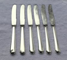 Jezler Messer Desir 6 Stück Silber Tafelmesser