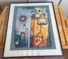 Bild mit Rahmen "New Loft" E.A. 12/15 signiert
