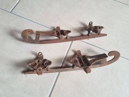 ein paar antike Schlittschuhe - um 1920 Eislauf Eisbahn