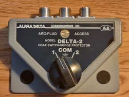 Antennenumschalter AlphaDelta Koaxschalter 2mal PL