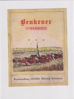 Etikette für Wein - Benkener /bd