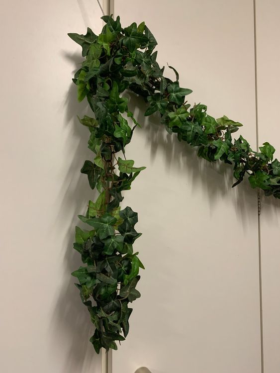 Knstlicher Efeu Girlanden Rahmen  Rechteckig, 12x20 Zoll, Grnes  Seidenlaub Flower Garden
