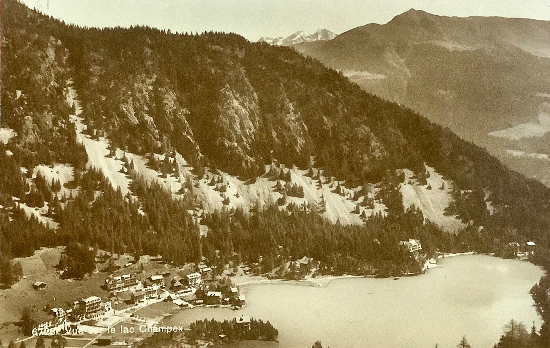 Cartes postales: Vue sur le LAC CHAMPEX - Bergsee – D'occasion à Root par ENGLAND-TREASURES 1