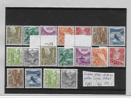 Freim 1936 - 1938 ** glattes Papier Restlot Kat: CHF 144.-