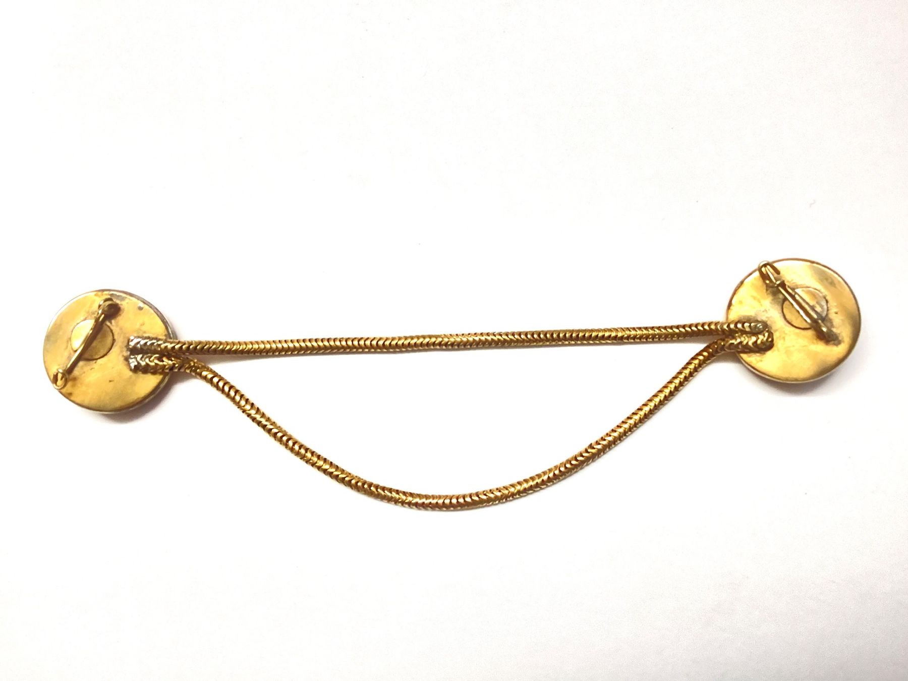 Spille & Fermagli: Alte Doppelbrosche, Cloisonné Emaille, Schlangenkette – Usato da Eglisau venduto da mar_5rn2 5