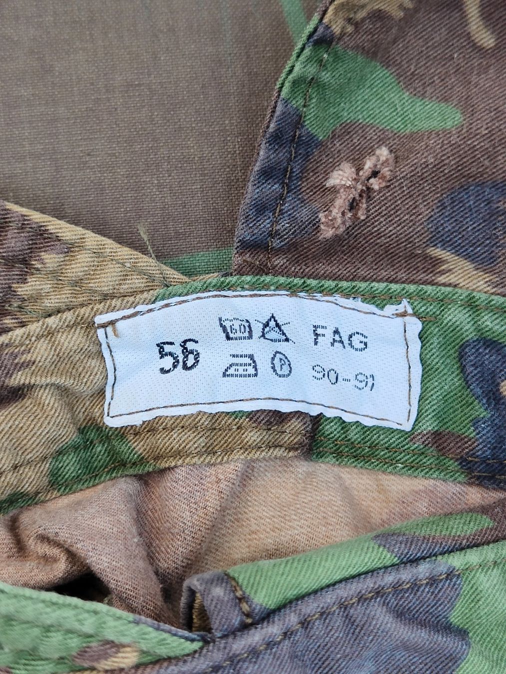 Schweizer Armee Uniformi: TAZ Ord. 1990 Mütze, Grösse 56 – Usato da Bauma venduto da SwissMilitaria 4