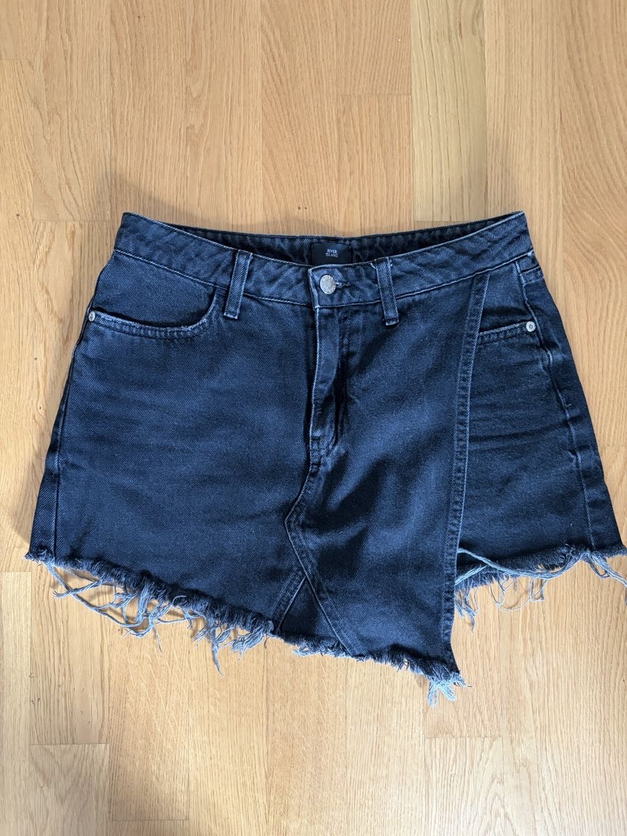 Gonne: Jeans Skort schwarz Grösse 34 – Usato da Zürich venduto da krisiquak12