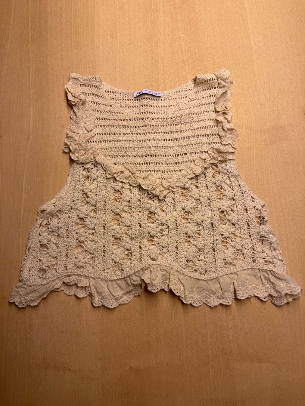 Zara Top: Zara, Häckeltop, Grösse S – Nuovo (secondo la descrizione) da Bonstetten venduto da Savannah7