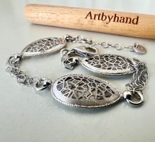 Gexist Schweizer Designer-Armband Silber 925 durchbrochen