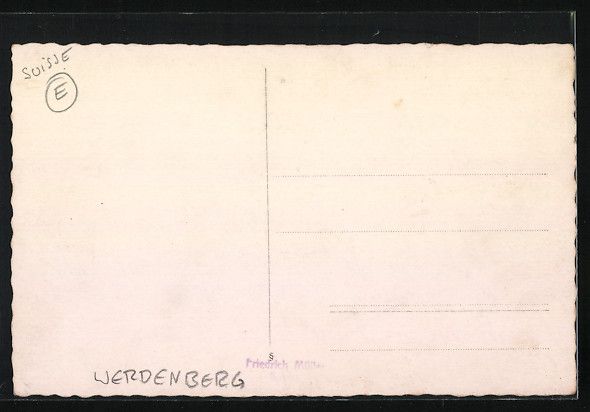 Cartoline postali: Werdenberg, Werdenberger Nachtigallen in – Usato da Berlin venduto da bartko-reher 1