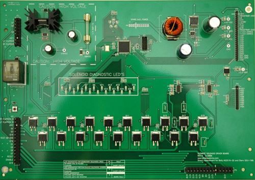 Flipperkästen: Bally /Stern Solenoid Ersatzboard – Neu (gemäss Beschreibung) aus Schalunen von schwabspielautomaten